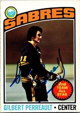 Gilbert Perreault Autographed Signed 1976-77 O-Pee-Chee Buffalo Sabres Card