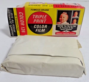 Color 128 triple print Film 12 exposure for kodak instamatic exp 1979 vintage - Picture 1 of 1
