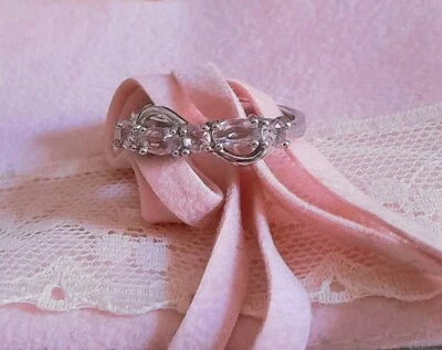 ANELLO KUNZITE ROSA NATURALE IN ARGENTO 925 ANELLO "IRIS DELLA CALIFORNIA" RARA! - Immagine 1 di 4