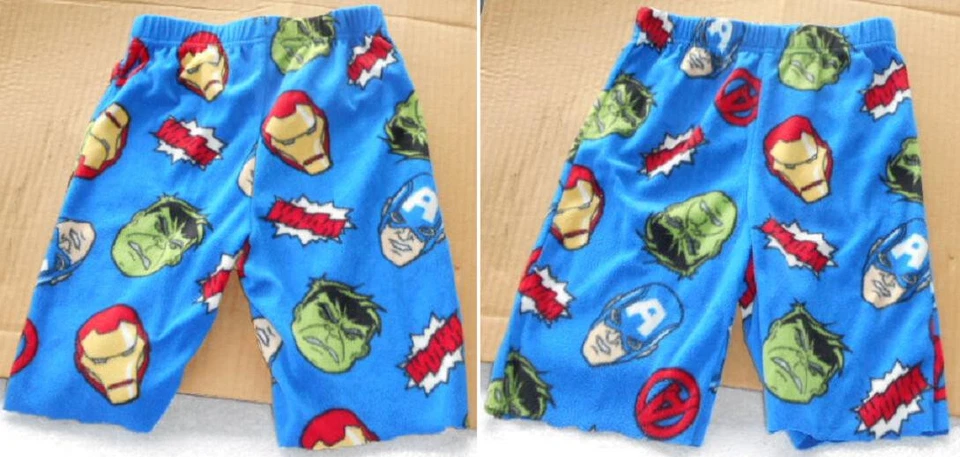 Marvel Avengers 男孩涤纶羊毛超级英雄睡衣短裤尺寸 6/7 截止 — 第 1/1 张图片