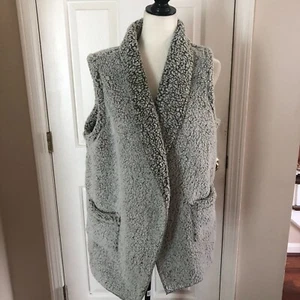 Koolaburra by Ugg Women's Sherpa Open Vest - SIZE: LARGE - READ BELOW - Picture 1 of 7