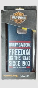 Funda de teléfono Harley Davidson para Galaxy S7 Freedom on the Road NUEVA - Imagen 1 de 4