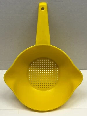 Colador colador vintage Tupperware #1200-10 con caños de doble vertido 1 cuarto Foto 1 de 4