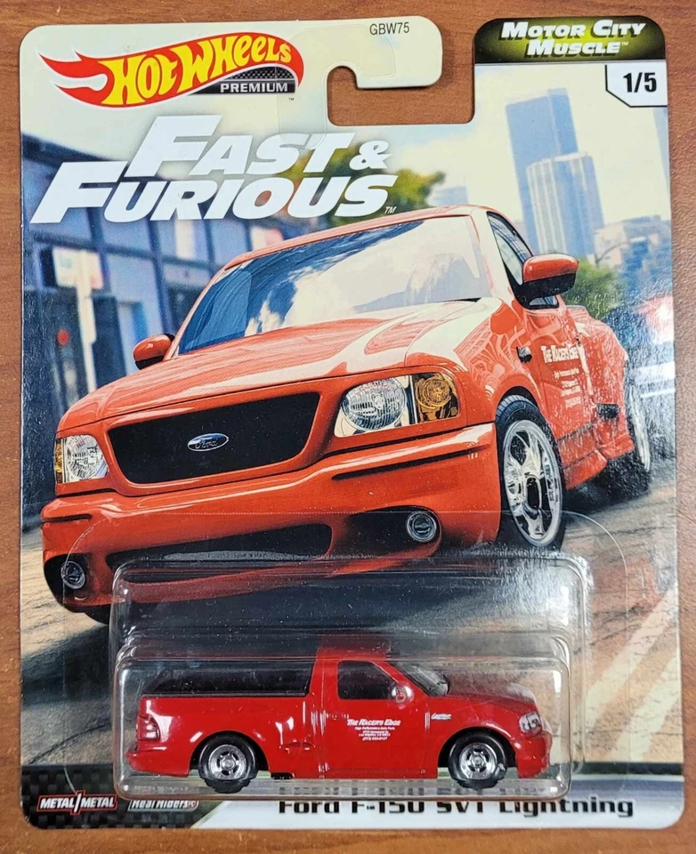 Hot Wheels Fast & Furious  Premium '99 Ford F-150 SVT Lightning - NEW! - Image 1 of 1