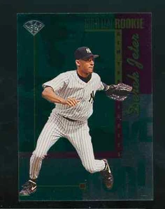 1996 GOLD LEAF ROOKIE DEREK JETER NEW YORK YANKEES #211 L107 - Picture 1 of 2