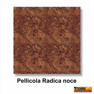 Pellicola adesiva Radica NOCE wrapping termoformabile auto, barca, porte - Foto 1 di 10