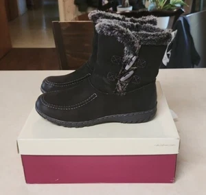 NUEVO EN CAJA Mujeres Naturalizer Refinery Negro Gamuza Invierno Palanca Piel Botas Talla 7 NUEVAS - Imagen 1 de 12