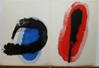 Joan Miro Vintage Lithograph Galerie Maeght Double Page 15"×22" 1960's