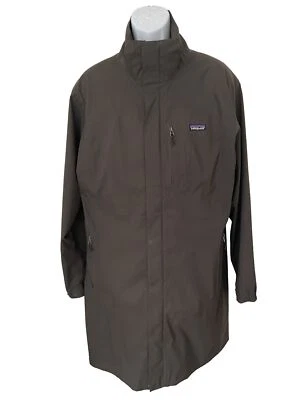 PATAGONIA Mens Medium SHELL JACKET All Time Trench Olive Green 27075F9 H2No - Image 1 of 4