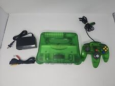 Funtastic Jungle Green Nintendo 64 N64 Console + Controller NUS-001 Working