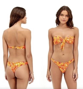 Nuevo $192 VIX Brasil Floral Traje de Baño Bikini Conjunto Lowana Beta Cheeky Paula Hermanny - Imagen 1 de 11
