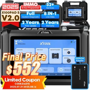 XTOOL X100PADS Full System OBD2 Diagnostics Scanner Tool Key Coding Programming - Picture 1 of 14