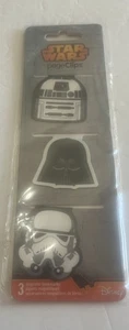 Magnetic Page Clips Bookmarks Star Wars Gag Gift Stocking Stuffer Storm Trooper - Picture 1 of 6