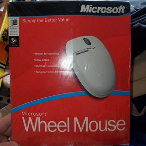 NUEVO PRECINTADO. "Microsoft Wheel Mouse 2001 PC" Windows con disco y manual. - Imagen 1 de 10