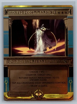 Magic MTG Masterpiece Series Amonkhet Invocations Cryptic Command #011/054 TCG - Image 1 of 2