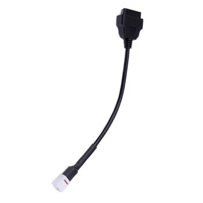 Cable adaptador enchufe diagnóstico 4 pines F a 16 pines M para Yamaha motocicleta bicicleta ATV Foto 1 de 4
