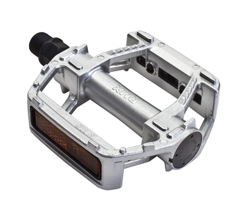 MKS Mikashima RMX Platform Pedals Cosmic Silver Alloy Double Sided Japan F/s