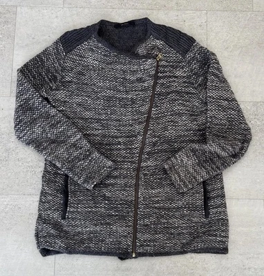 Sita Murt Womens  Gray Wool Alpaca Long Sleeve Knit Sweater Cardigan 44/XL - Image 1 of 4