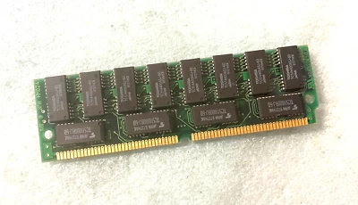 VINTAGE 24 CHIP TOSHIBA TC514400ASJ-60 72 PIN SIMM RM2-54A-9 - Image 1 of 2