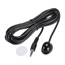 IR Receiver Extender Cable 3.5mm Jack 9.8FT Long Black Round Head