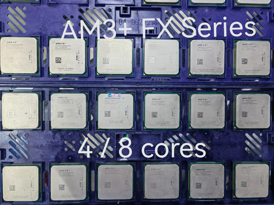 AMD FX-6350 FX-6330 FX-6300 FX-6200 FX-6100 FX-4300 FX-4100 FX-4130 Desktop CPU - Image 1 of 1