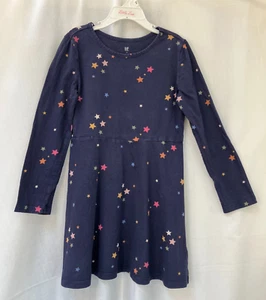 Gap Kids Dress - Size Small/ 120cm/ age 6/7  - Blue - Stars - Picture 1 of 6