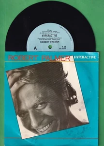 Robert Palmer 1980 p/s 45rpm single - Hyperactive / Woke Up Laughing - Picture 1 of 2