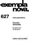 Sofia Gubaidulina Toccata Serenade Classical Guitar Solo Sheet Music Sikorski