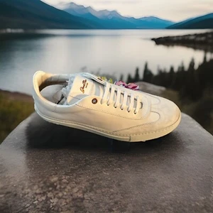 Size 7.5 Good Man Brand Leather Legend Court Triple White Sneakers Mens - Picture 1 of 6