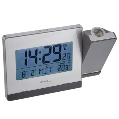 Technoline WT 538 Funk-Projektionswecker mit Touchsensor silber - Bild 1 von 3