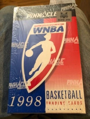 1998 WNBA Pinnacle Sealed Box 10 Cards Per Pack 20 Packs Per Box = 26 YRS. OLD - Image 1 of 4