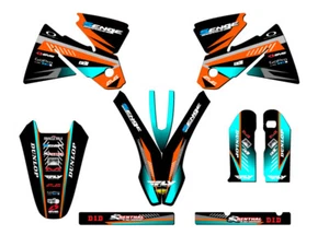 1998-2000 EXC SURGE Orange Senge Graphics Kit Compatible with KTM - Picture 1 of 10
