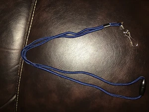 LANYARD - BREAKAWAY WITH SWIVEL HOOK - NAVY BLUE - NEW - Picture 1 of 1