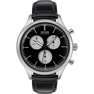 HUGO BOSS Black Companion CHRONOGRAPH smart Mens Watch 15-13-54-3 NEW - Picture 1 of 7