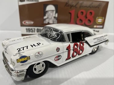 #188 Ralph Earnhardt 1957 Oldsmobile Hardtop Toolbox  Owner Petty Autographed - Image 1 of 4