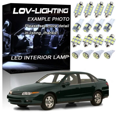 8x Blanco 6000K Luces LED Paquete Interior Oferta Para 2001 2002 2003 Saturn L200 Foto 1 de 4