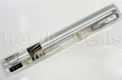 Ikea NORRFLY LED Light Strip Aluminum Color 22" 230 Lumen 703.322.99 - NEW