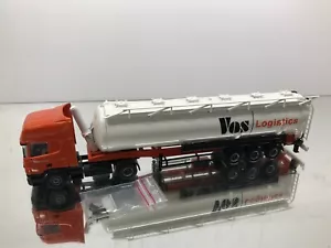 LION TOYS SCANIA 144G 530 VOS LOGISTICS SILO TANK BULK TRAILER -1:50- GOOD - V6 - Imagen 1 de 10
