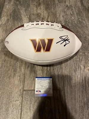 JENNIFER KING SIGNED FOOTBALL WASHINGTON COMMANDERS PSA/DNA COA AUTOGRAPHED RARE - Image 1 of 4