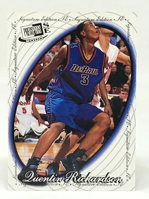 2000-01 Press Pass SE Quentin Richardson DePaul Blue Demons #10 - Image 1 of 2