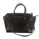 Michael Kors Selma 2way Handbag Shoulder Bag Patent Leather Black 30t4glms3a