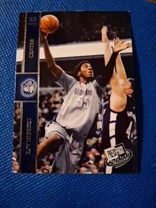 Tarjeta de novato Roy Hibbert Press Pass 2008 NBA radiocontrol #14 Indiana Pacers Georgetown - Imagen 1 de 2