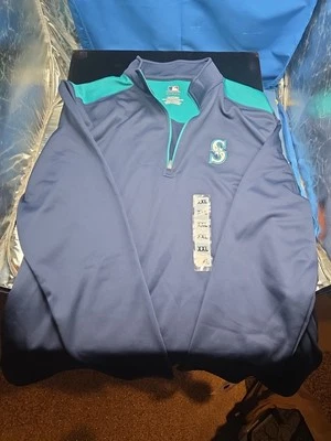 Seattle Mariners 2XL XXL  Jacket Sweater ? General Merchandise BLUE GREEN MLB  - Image 1 of 4
