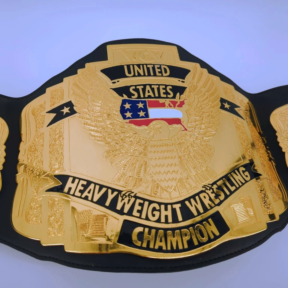 Cinturón réplica WCW CAMPEONATO DE ESTADOS UNIDOS 1999 POR figuras Toy Company DE COLECCIÓN Foto 1 de 4