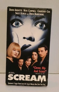 Scream VHS Tape Wes Craven Horror Slasher Vintage 1996 Dimension Home Video - Picture 1 of 8