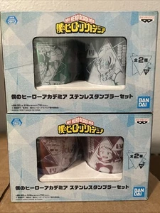 My Hero Academia Stainless Tumbler Mug Set of 4 H10.5cm Banpresto 2022 - Picture 1 of 5