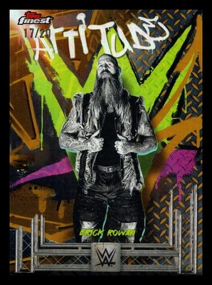 Erick Rowan 2025 Topps Finest WWE #282 Rare Gold /20 - Image 1 of 2