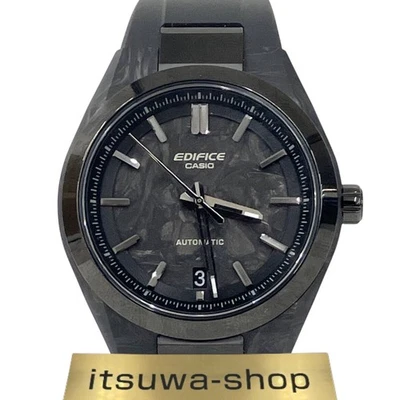 Relógio masculino preto automático carbono forjado CASIO EDIFICE EFK-100XPB-1AJF - Imagem 1 de 4