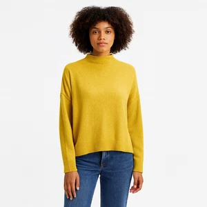 Anthopologie Pilcro maglione donna finto collo Alani cropped cashmere med 1x 2x - Foto 1 di 26