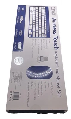 Cylo Metallic Blue Wireless Keyboard & Mouse Combo Set Factory Sealed ￼ - Image 1 of 4